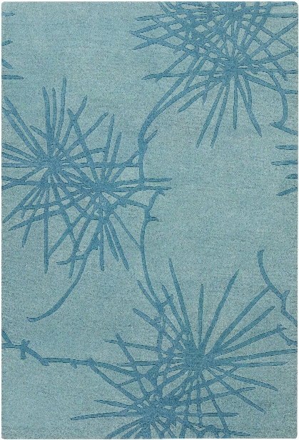 Seedling Collection Hand-tufted Area Rug In Blue Design By Chandra Rugs