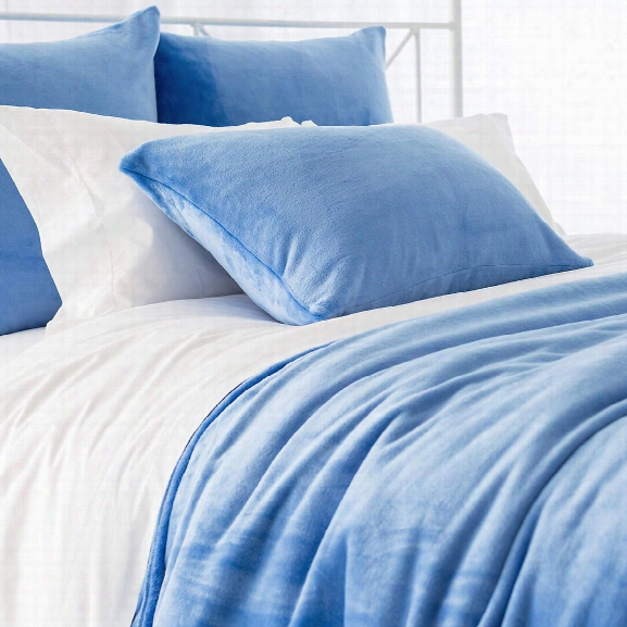 Selke Fleece French Blue Blanket Design By Pine Cone Hill