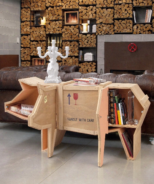 Sending Animals Wooden Furniture Pig Design By Seletti