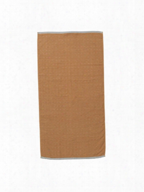 Sento Hand Towel In Mustard Design By Ferm Living