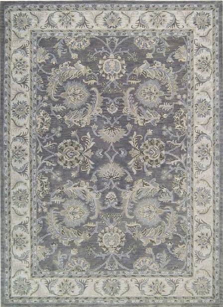 Sepia Rug In Grey Design By Nourison