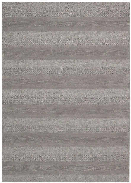 Sequoia 100% New Zealand Wool Area Rug In Smoke Design By Calvin Klein Home