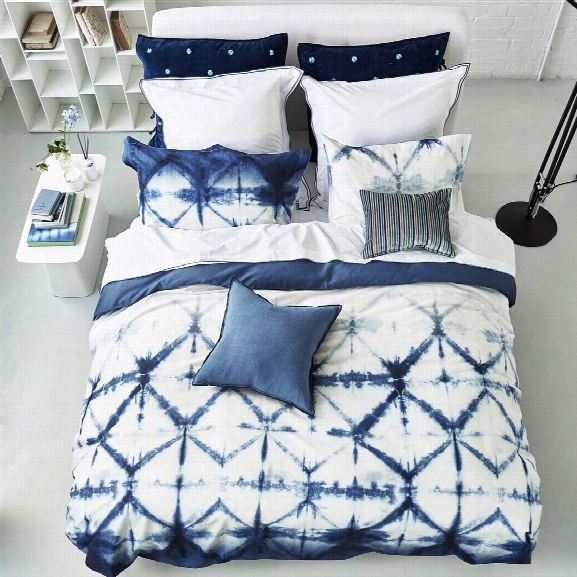 Seraya Indigo Bedding Design By Designers Guild