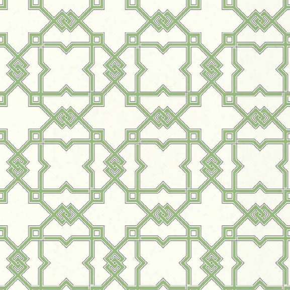 Serenity Now Wallpaper In White And Green Design By York Wallcoverings