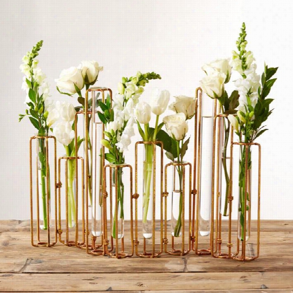 Set Of 10 Hinged Flower Vases Design By Tozai