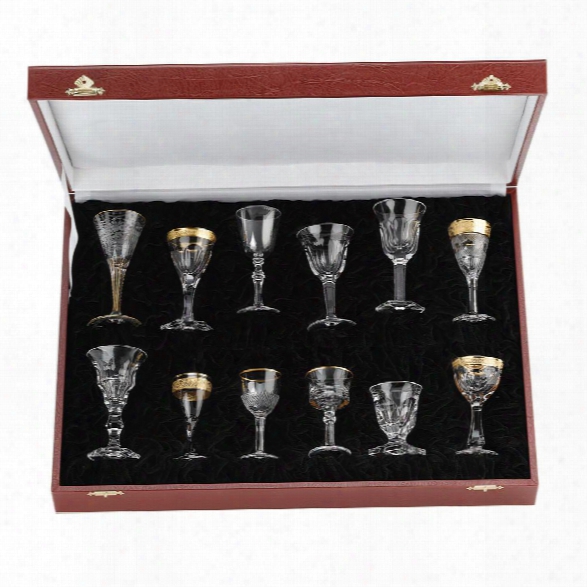 Set Of 12 Liqueur Glasses Design By Moser