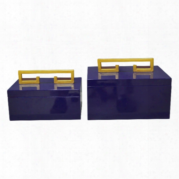 Set Of 2 Avondale Boxes Design By Couture Lamps