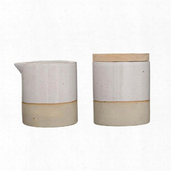 Set Of 2 Barbara Sugar & Creamer Containers Design By Bd Edition