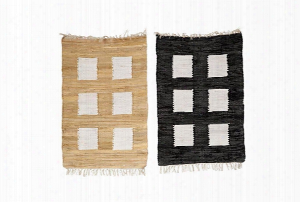 Set Of 2 Cotton Chindi Rugs Design By Bd Edition