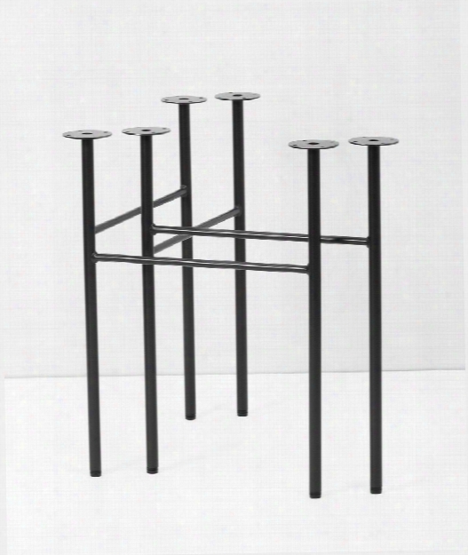 Set Of 2 Mingle Trestles Table Legs In Black Design By Ferm Living