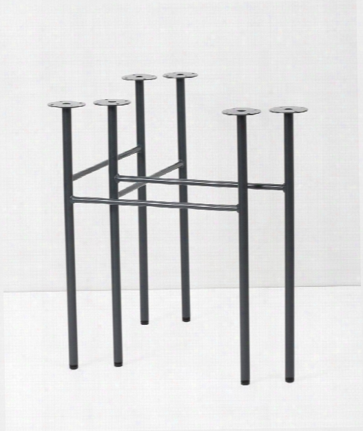 Set Of 2 Mingle Trestles Table Legs In Dark Blue Design By Ferm Living