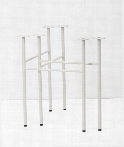 Set Of 2 Mingle Trestles Table Legs In Light Grey Design By Ferm Living