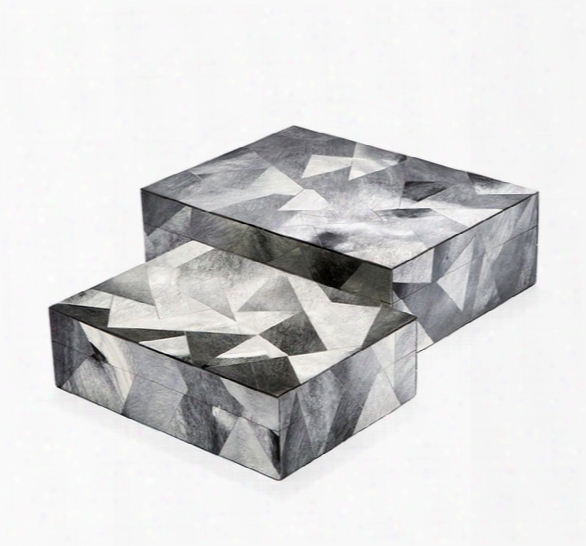 Set Of 2 Myka Boxes Design By Interlude Home