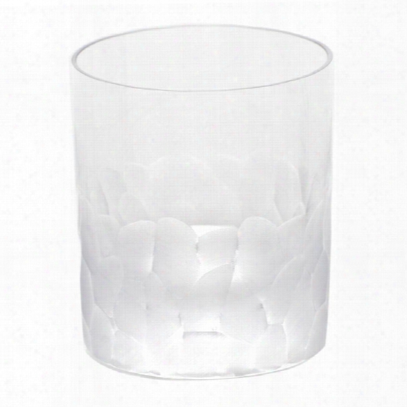 Set Of 2 Pebbles Clear Double Old Fashioned Glasses Design By Moser