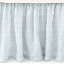 Savannah Linen Chambray Sky Bed Skirt design by Pine Cone Hill