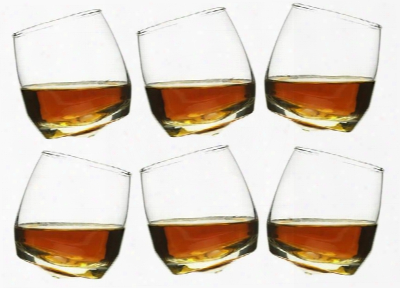 Set Of 6 Rocking Whiskey Glasses Design By Sagaform