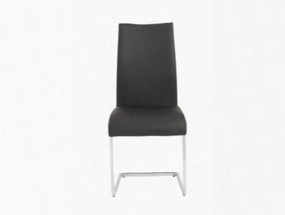 Set Of Four Epifanis Side Chairs In Black Design By Euro Style