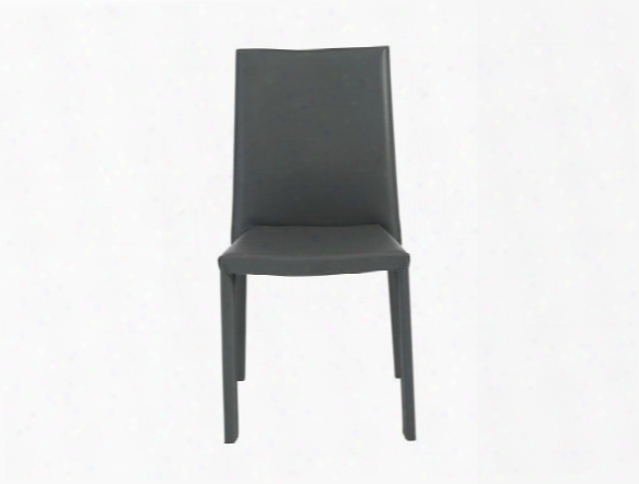 Set Of Four Hasina Stack Chairs In Grey Design By Euro Style