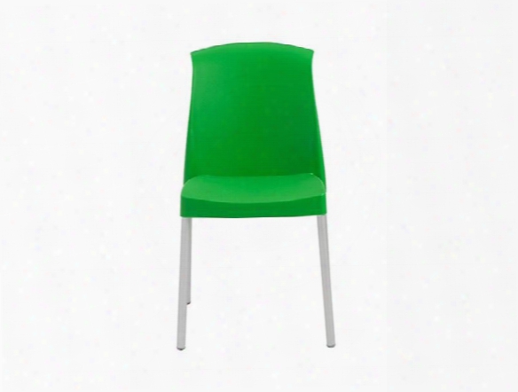 Set Of Six Jenny Side Chairs In Green Design By Euro Style