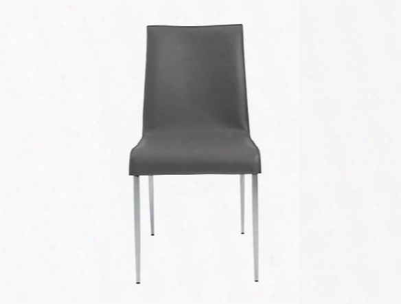 Set Of Two Cam Side Chairs In Grey Design By Euro Style