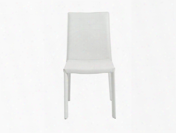 Set Of Two Hasina Side Chairs In White Design By Euro Style