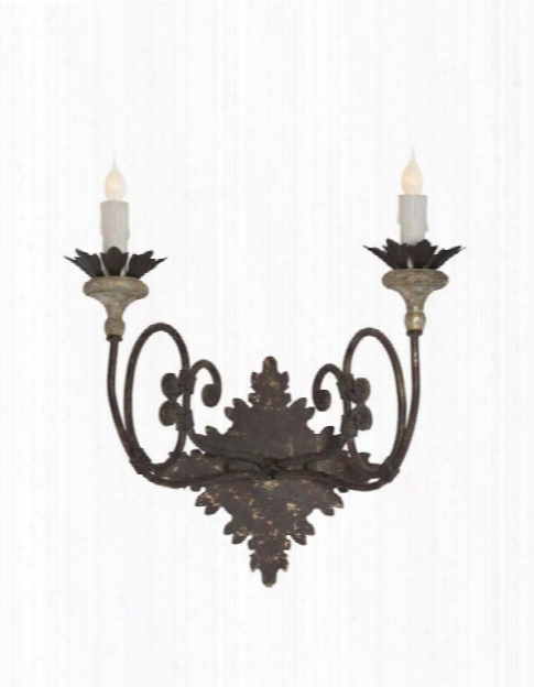 Set Of Two Nimes Wall Sconces Design By Aidan Gray