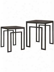 Set Of Two Square Nest Stools Design By Emissary