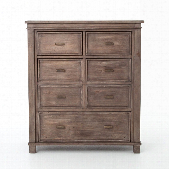 Settler 7 Drawer Chest Cabinet In Sundried Ash