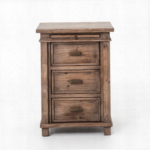 Settler Bedside Cabinet In Sundried Ash