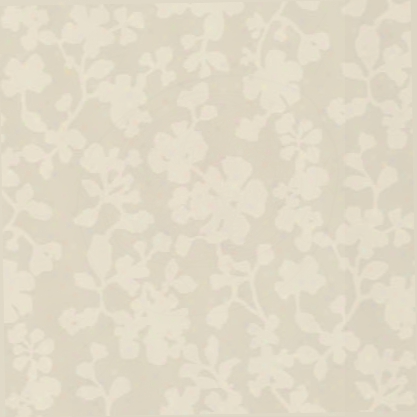 Shadow Flowers Wallpaper In Beige And Gold Design By Candice Olson
