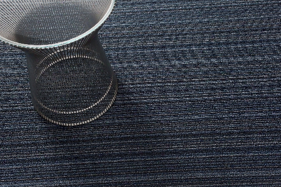 Shag Skinny Stripe Blue Floor Mat In Various Sizes Design By Chilewich