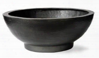 Shallow Bowl Planter In Faux Lead Finish Design By Capital Garden Products