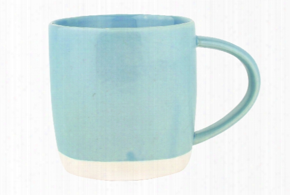 Shell Bisque Mug In Blue Design By Canvas