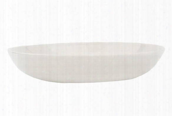 Shell Bisque Pasta Bowl In White Design By Canvas