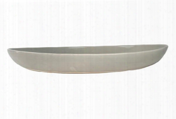 Shell Bisque Salad Serving Bowl In Grey Design By Canvas