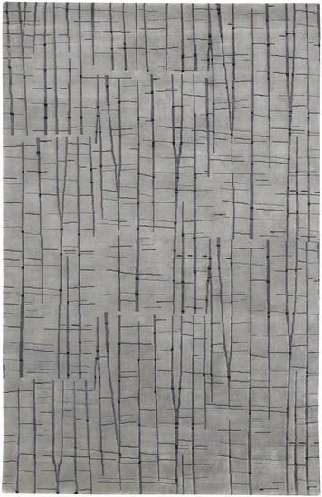Shibui New Zealand Wool Area Rug In Flint Grey And Pewter Design By Julie Cohn