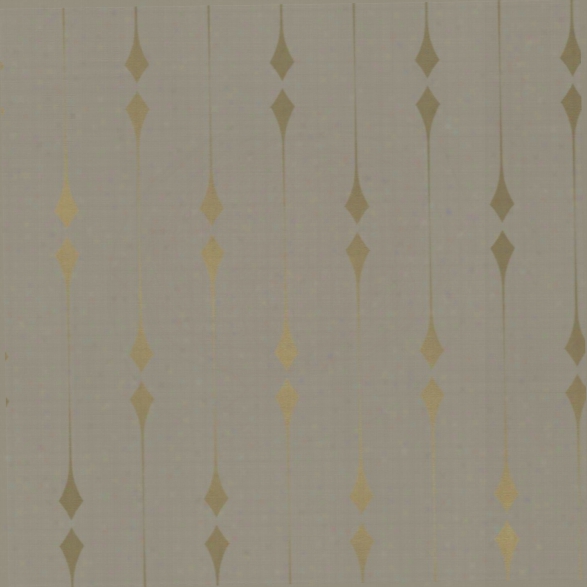 Shimmer Self Adhesive Wallpaper In Taupe And Metallic Gold Leaf By Tempaper