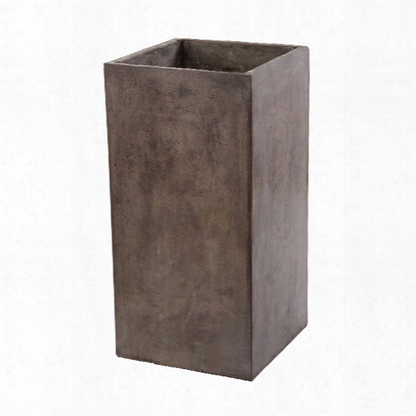 Short Al Fresco Cement Planter Design By Lazy Susan