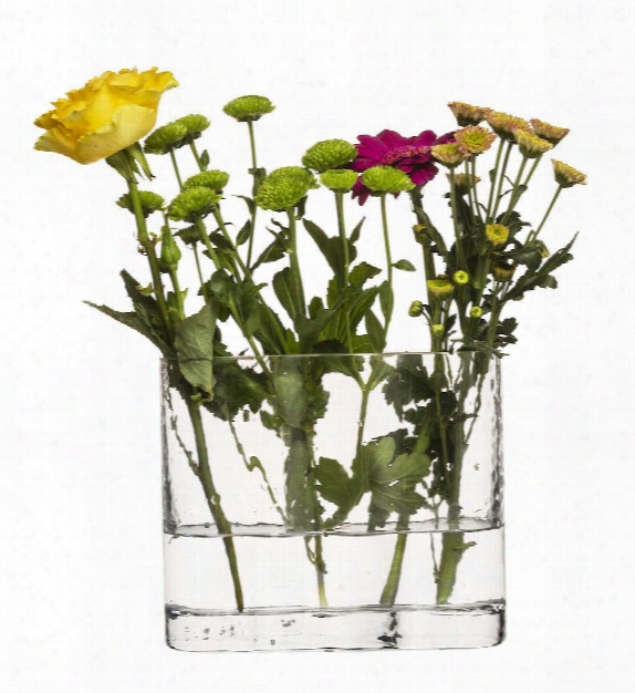 Short Clear Siluett Vase Design By Sagaform