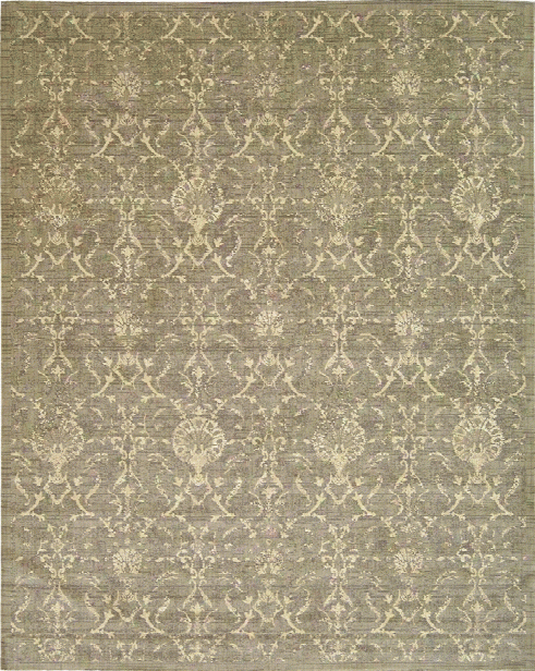 Silk Elements Rug In Moss Design By Nourison