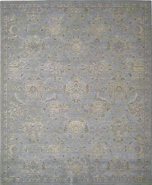 Silk Infusion Rug In Blue Design By Nourison