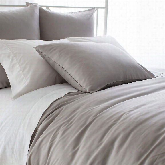 Silken Solid Grey Bedding Design By Pine Cone Hill