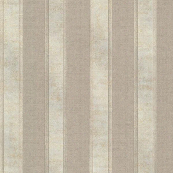Simmons Taupe Regal Stripe Wallpaper From The Avalon Collection By Brewster Home Fashions