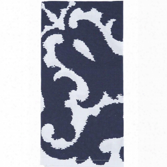 Sindoor Navy Napkins Set Of Four Design By Allem Studio