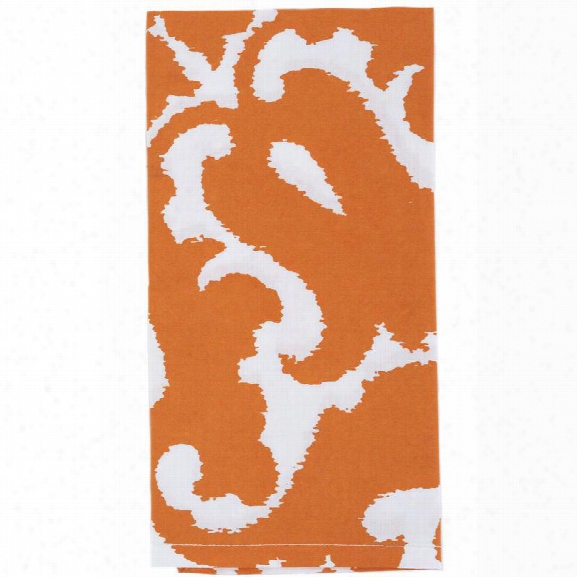 Sindoor Orange Napkins Set Of Four Design By Allem Studio