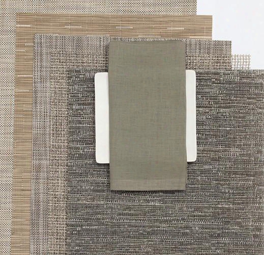 Single Sided Square Napkins In Pale Grey Design By Chilewich