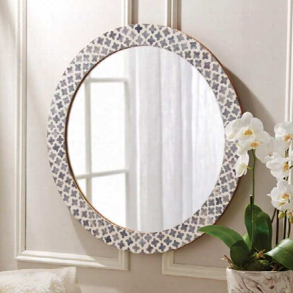 Slate Quatrefoil Wall Mirror Design By Tozai