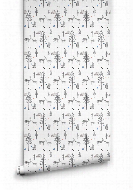 Sleeping In The Woods Wallpaper From The Love Mae Collection By Milton & King