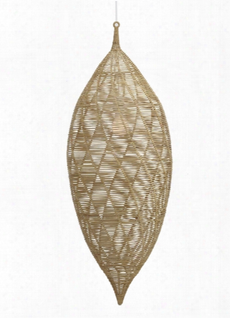 Small Calabash Hanging Pendant In Natural Design By Selamat