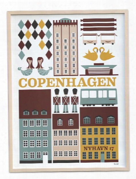 Small Copenhagen Poster Design By Ferm Living